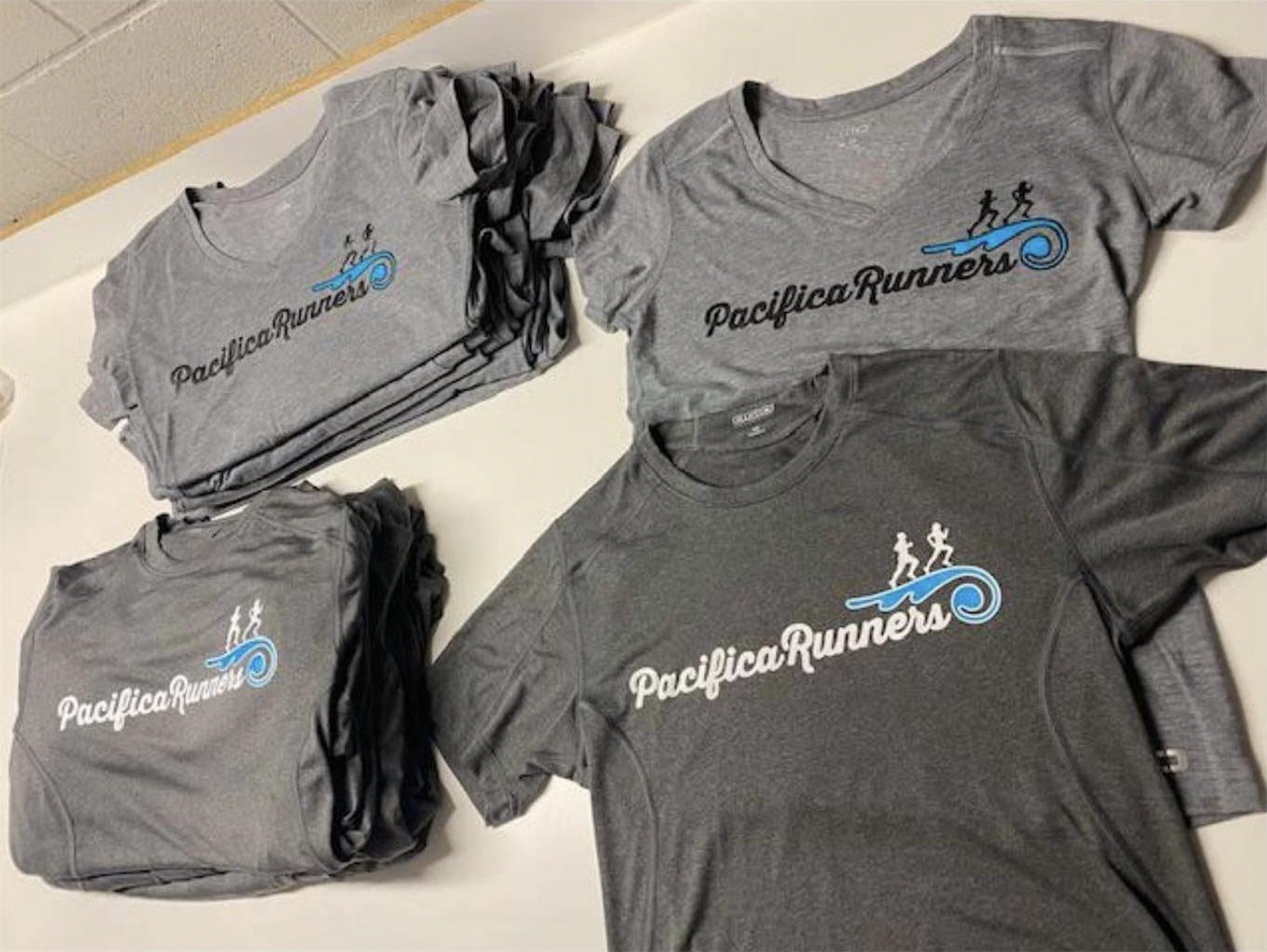 Picture of gray Pacifica Runners tshirts